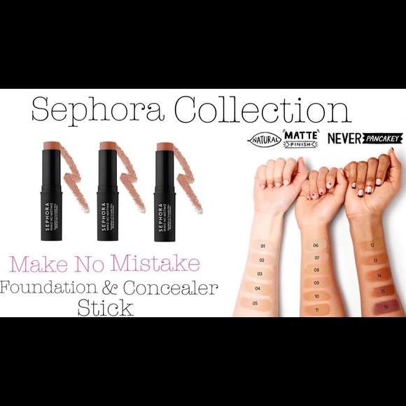 sephora collection foundations & concealers